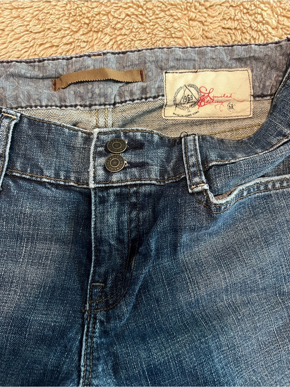GAP Women's Straight Leg Jeans in Dark Blue Denim